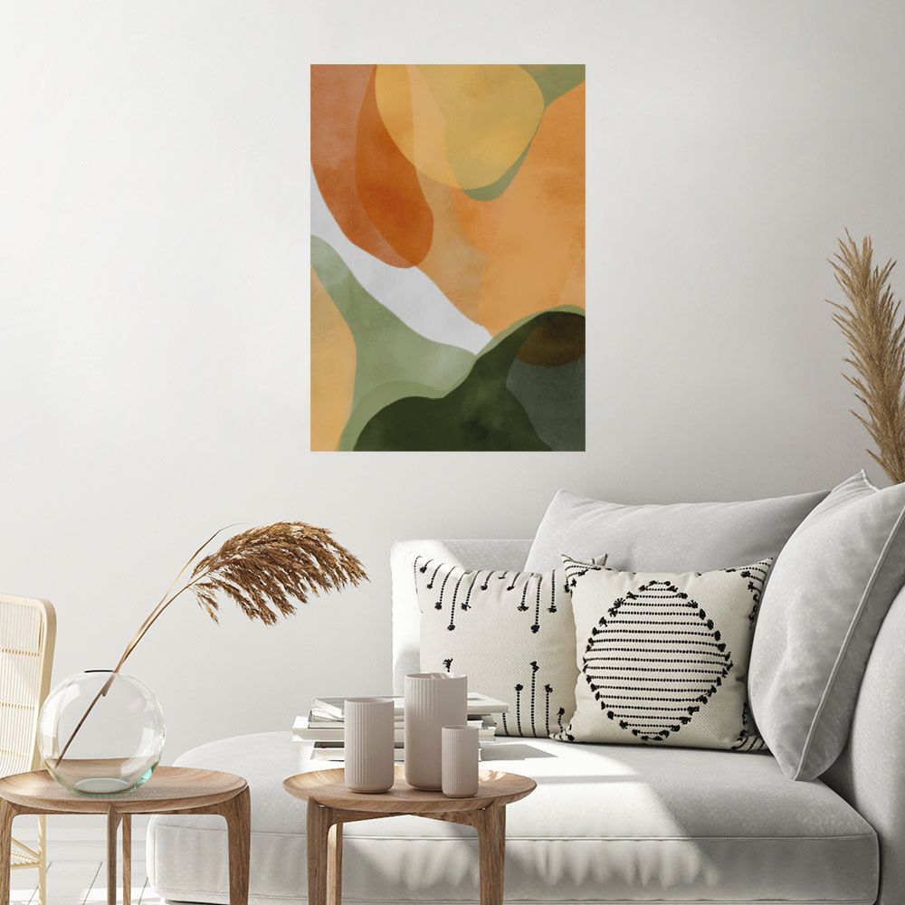 Affiche Formes abstraites harmonieuses