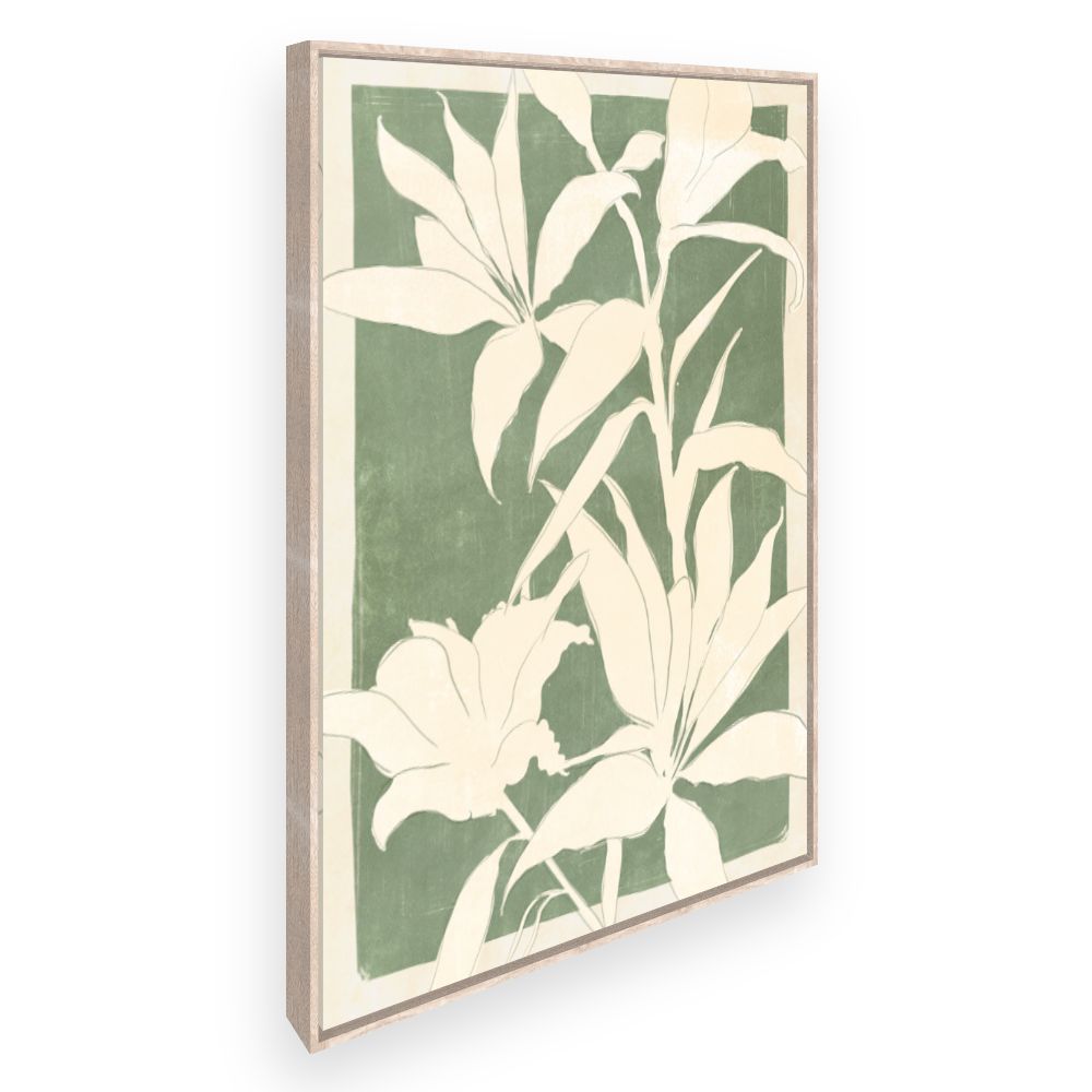 Toile Fleurs élégantes