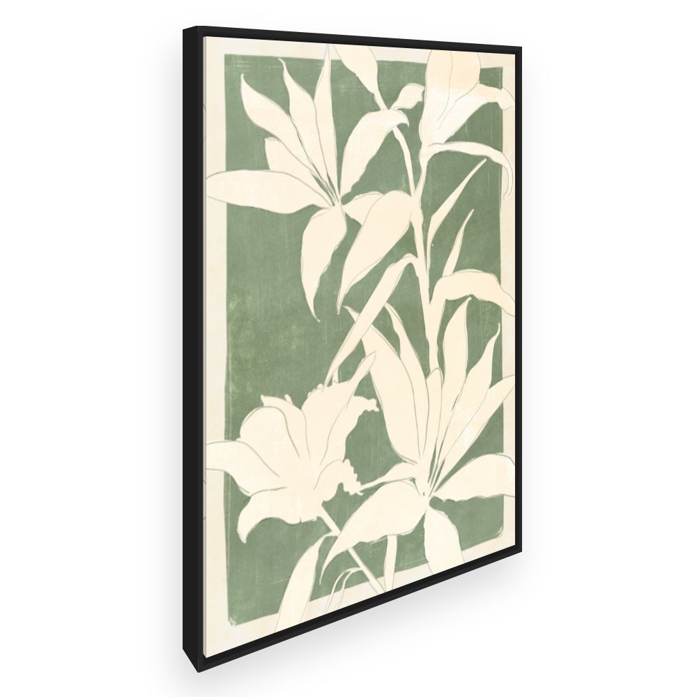 Toile Fleurs élégantes