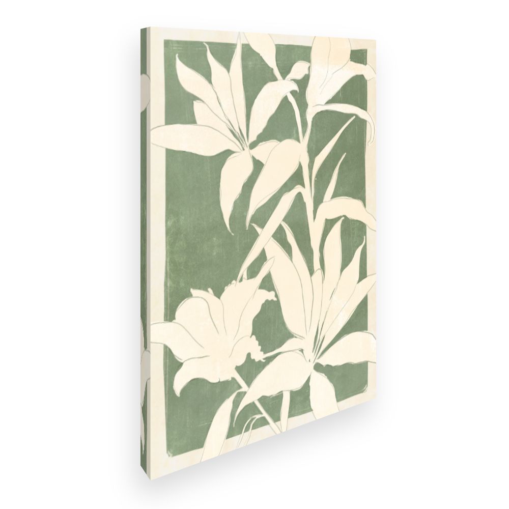 Toile Fleurs élégantes