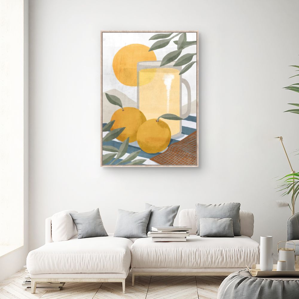 Tableau Oranges ensoleillées