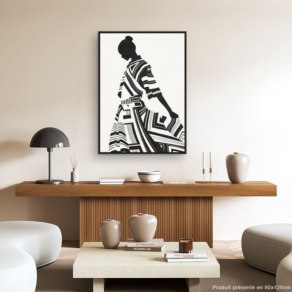 Tableau Silhouette élégante