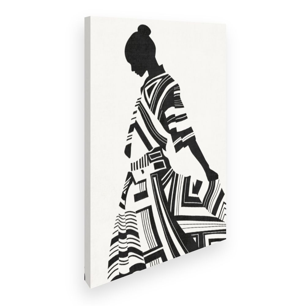 Toile Silhouette élégante