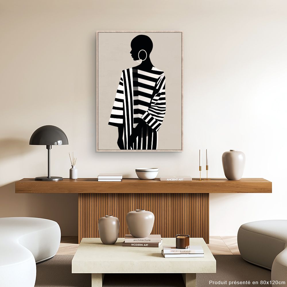 Tableau Silhouette élégante