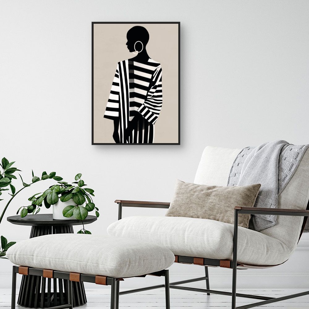 Tableau Silhouette élégante