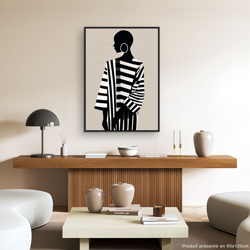 Tableau Silhouette élégante