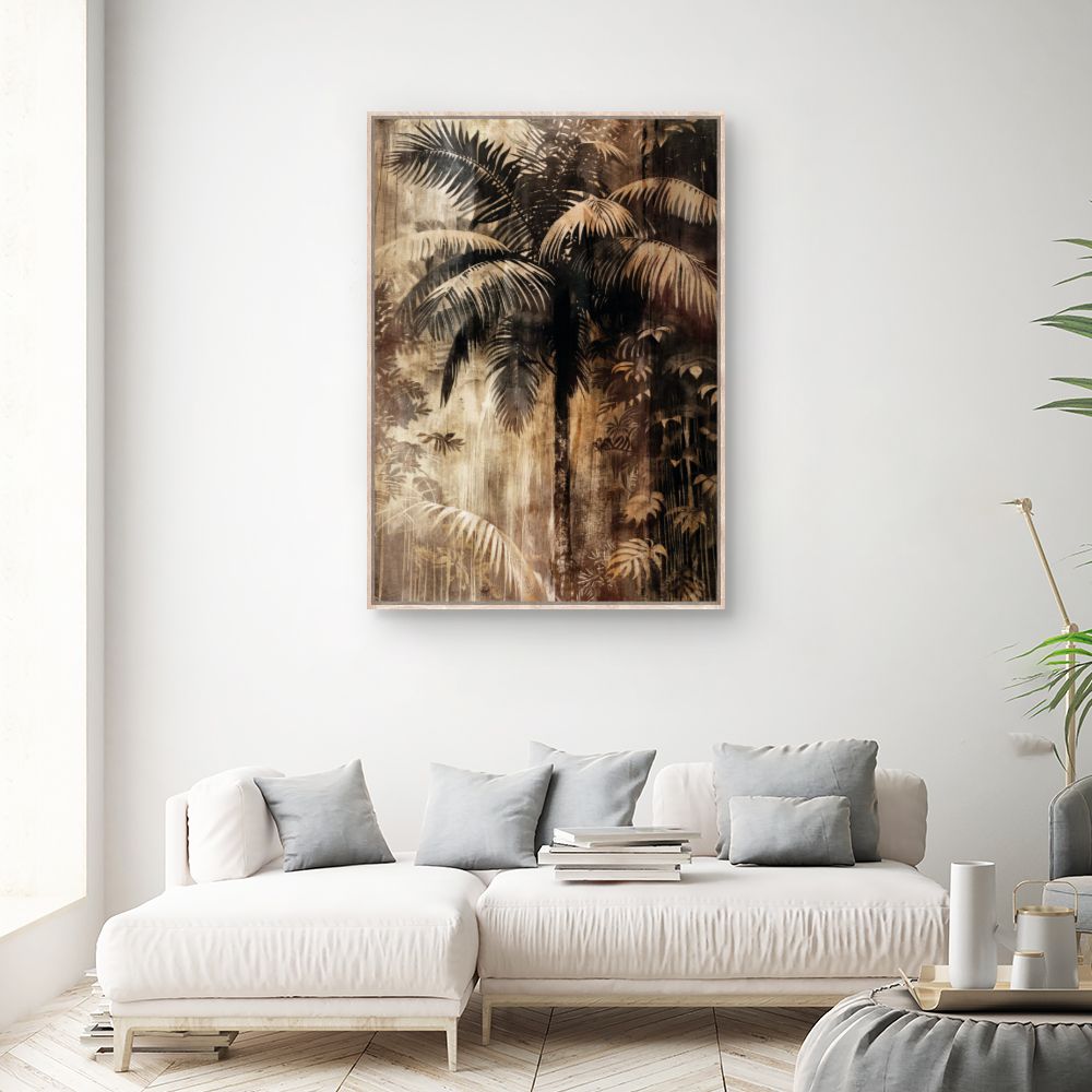 Tableau Forêt tropicale nostalgique