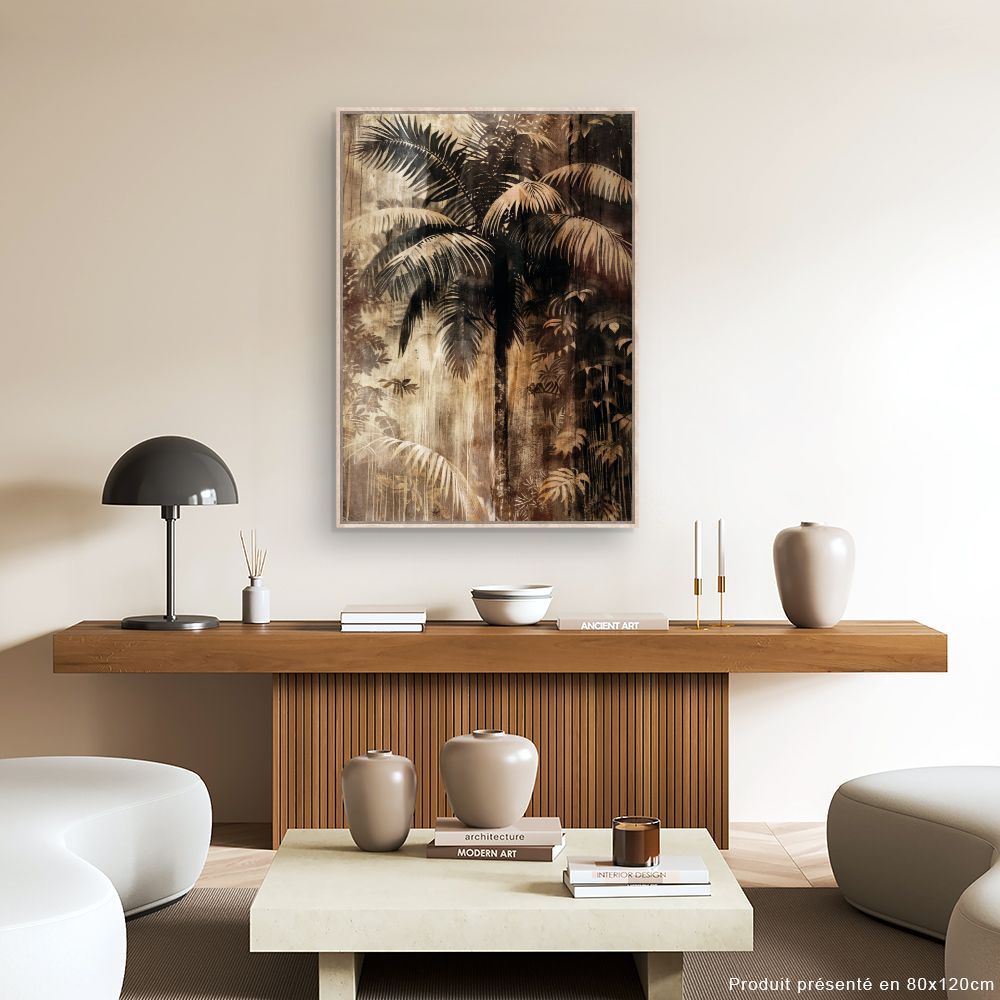 Tableau Forêt tropicale nostalgique