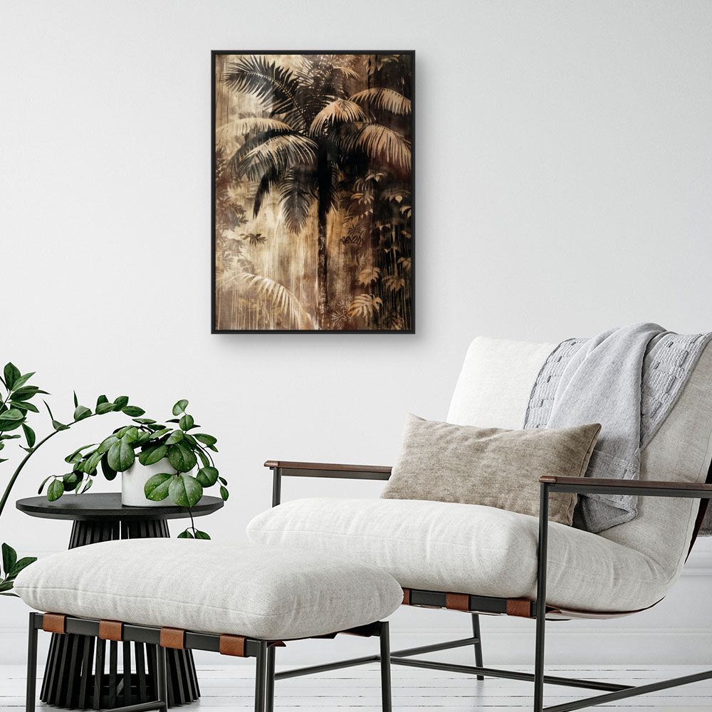 Tableau Forêt tropicale nostalgique