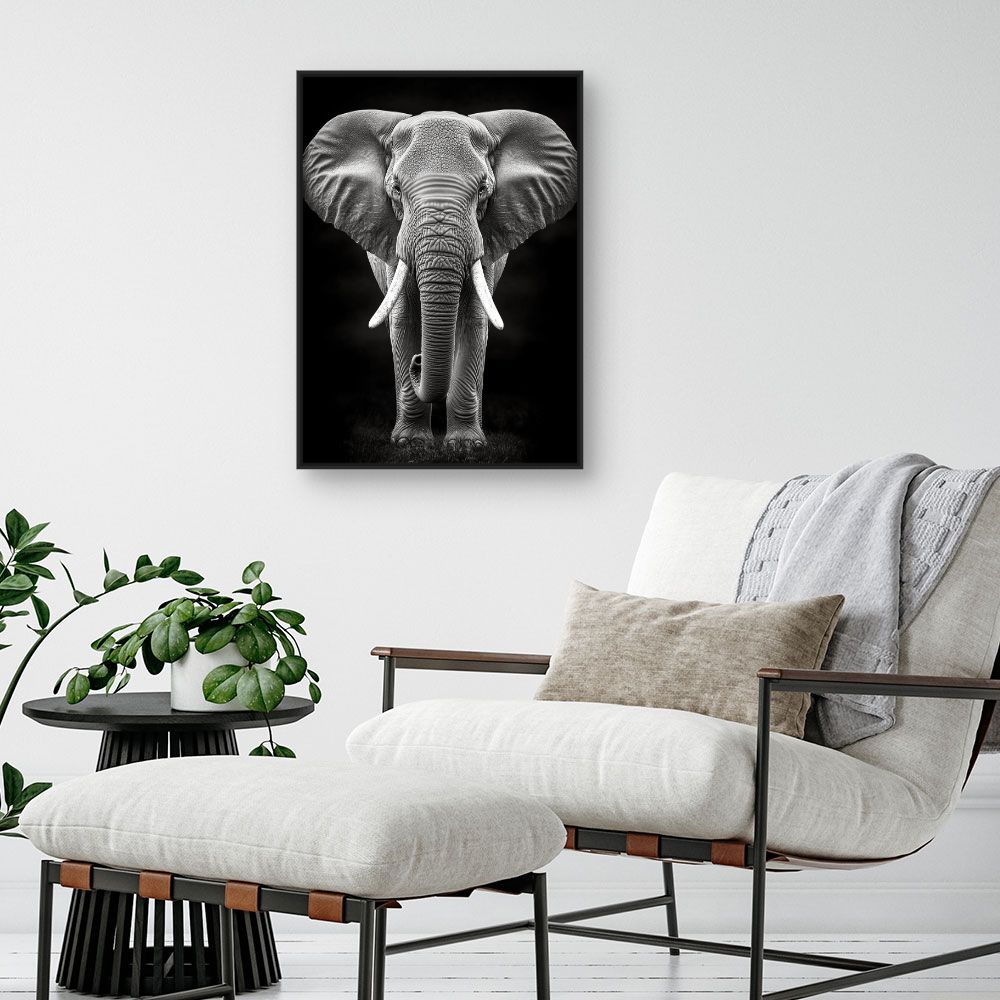 Tableau Éléphant majestueux
