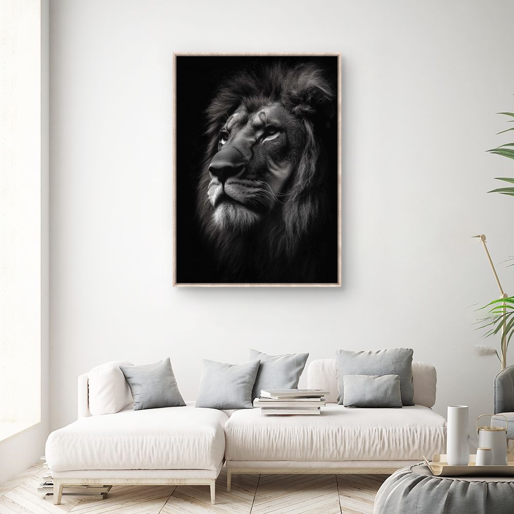 Tableau Majesté du lion