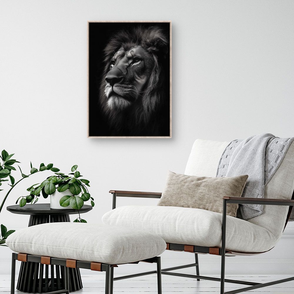 Tableau Majesté du lion
