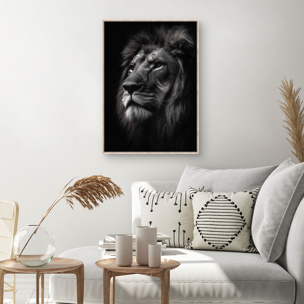 Tableau Majesté du lion