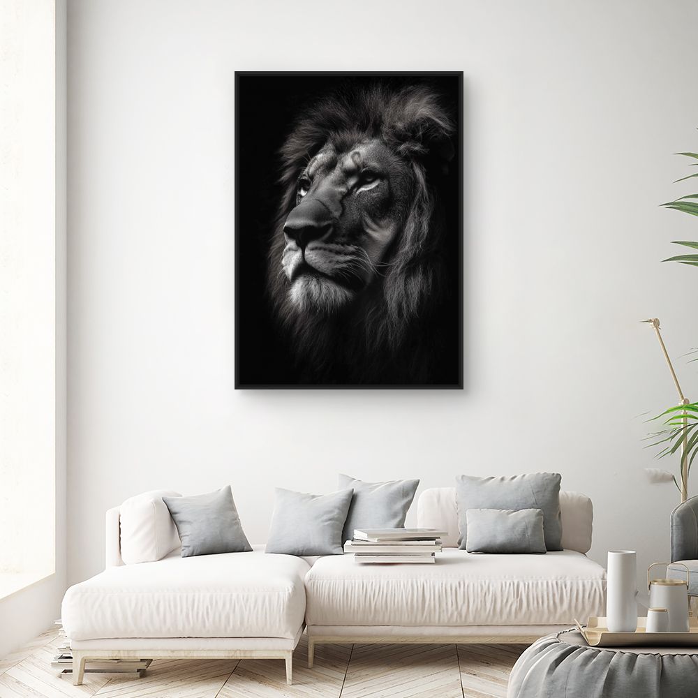 Tableau Majesté du lion