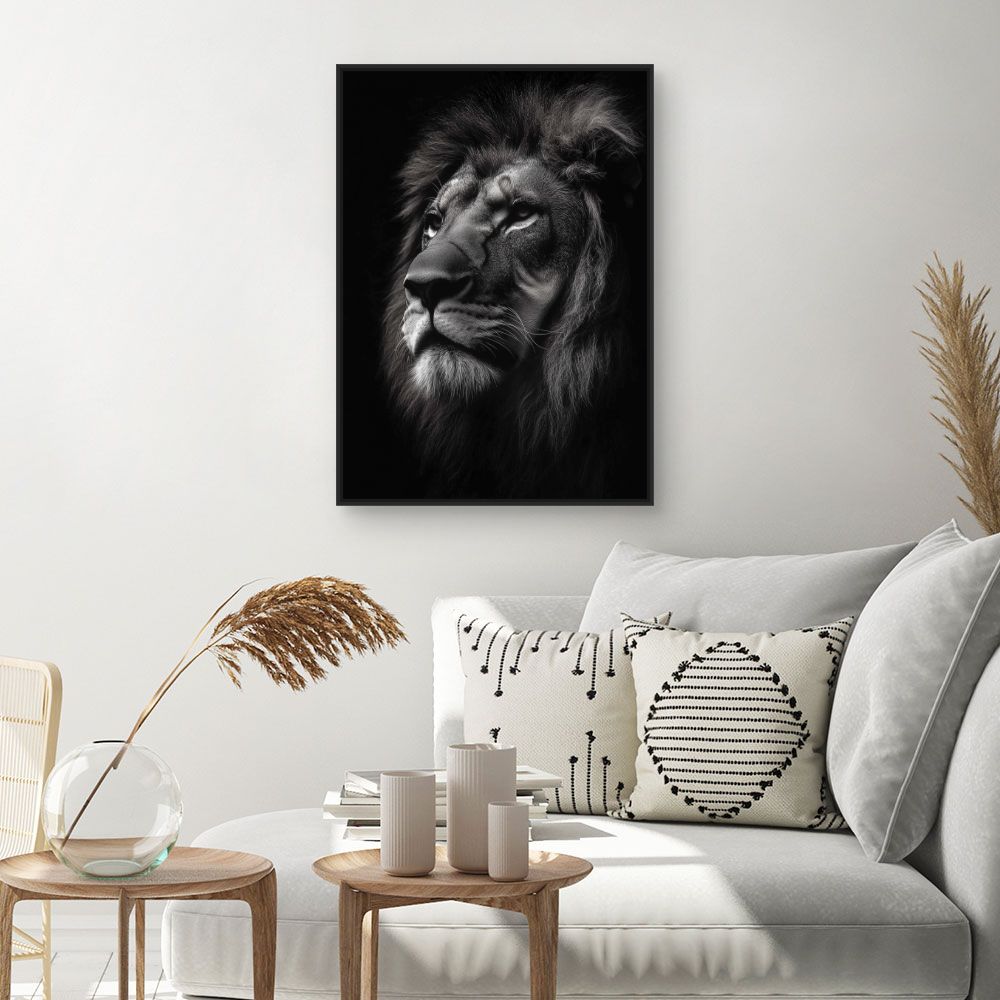 Tableau Majesté du lion