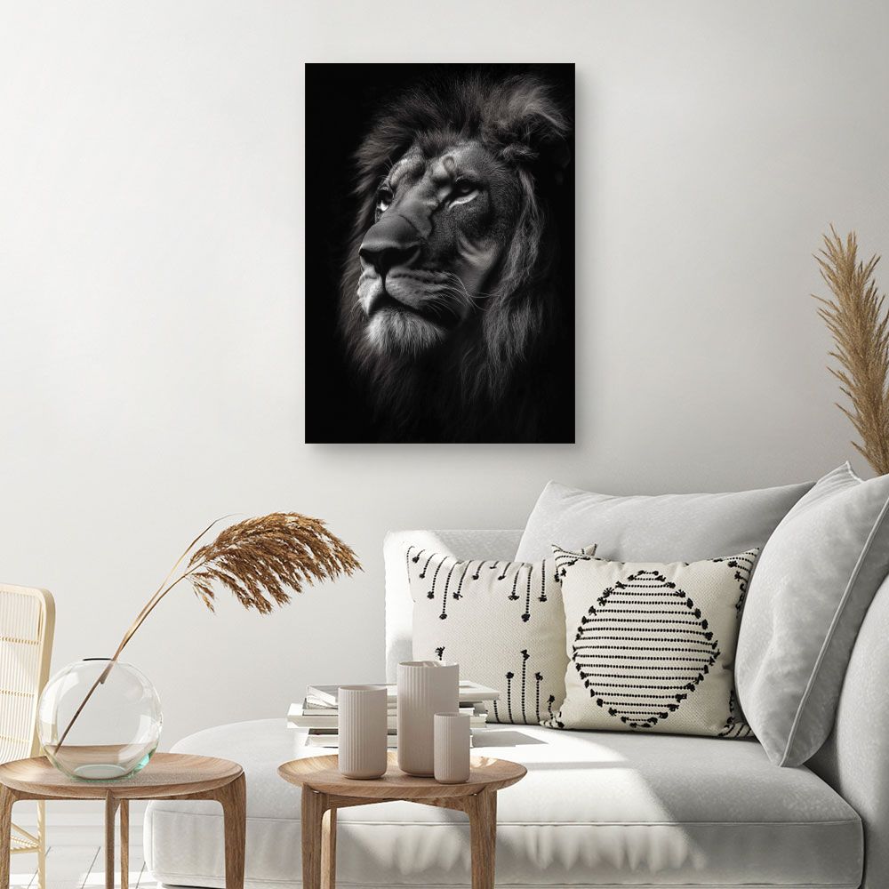 Tableau Majesté du lion