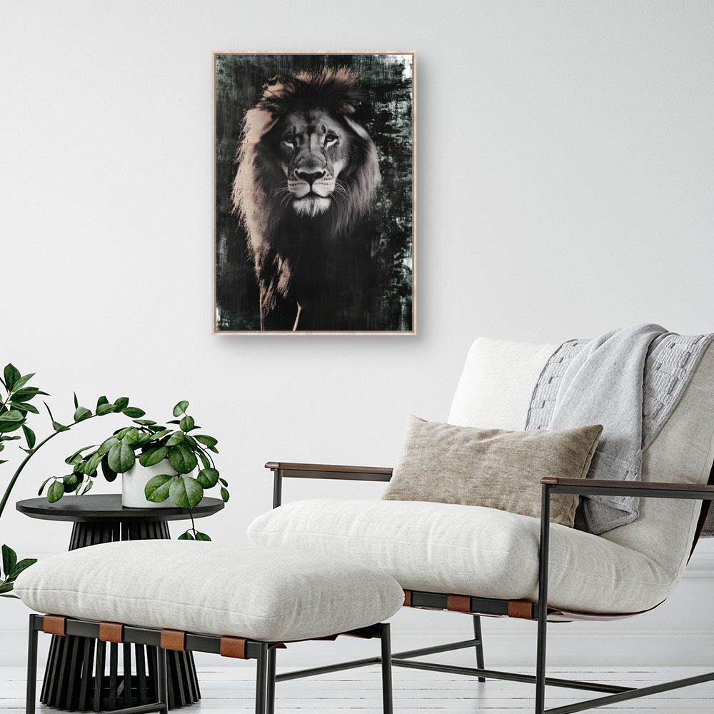 Tableau Lion majestueux