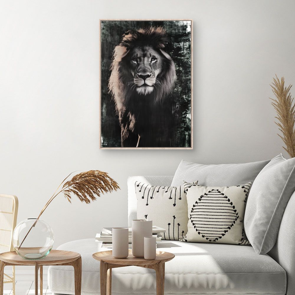 Tableau Lion majestueux
