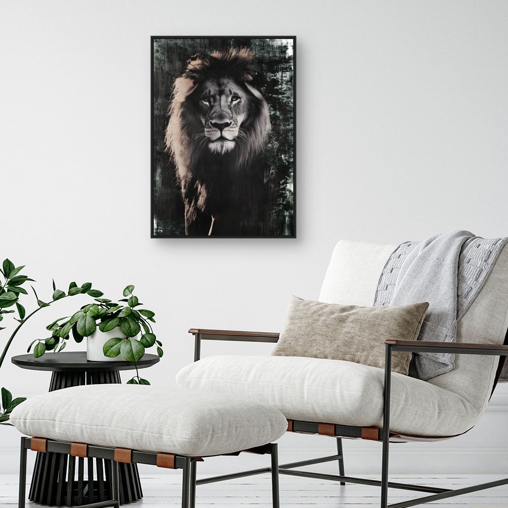 Tableau Lion majestueux