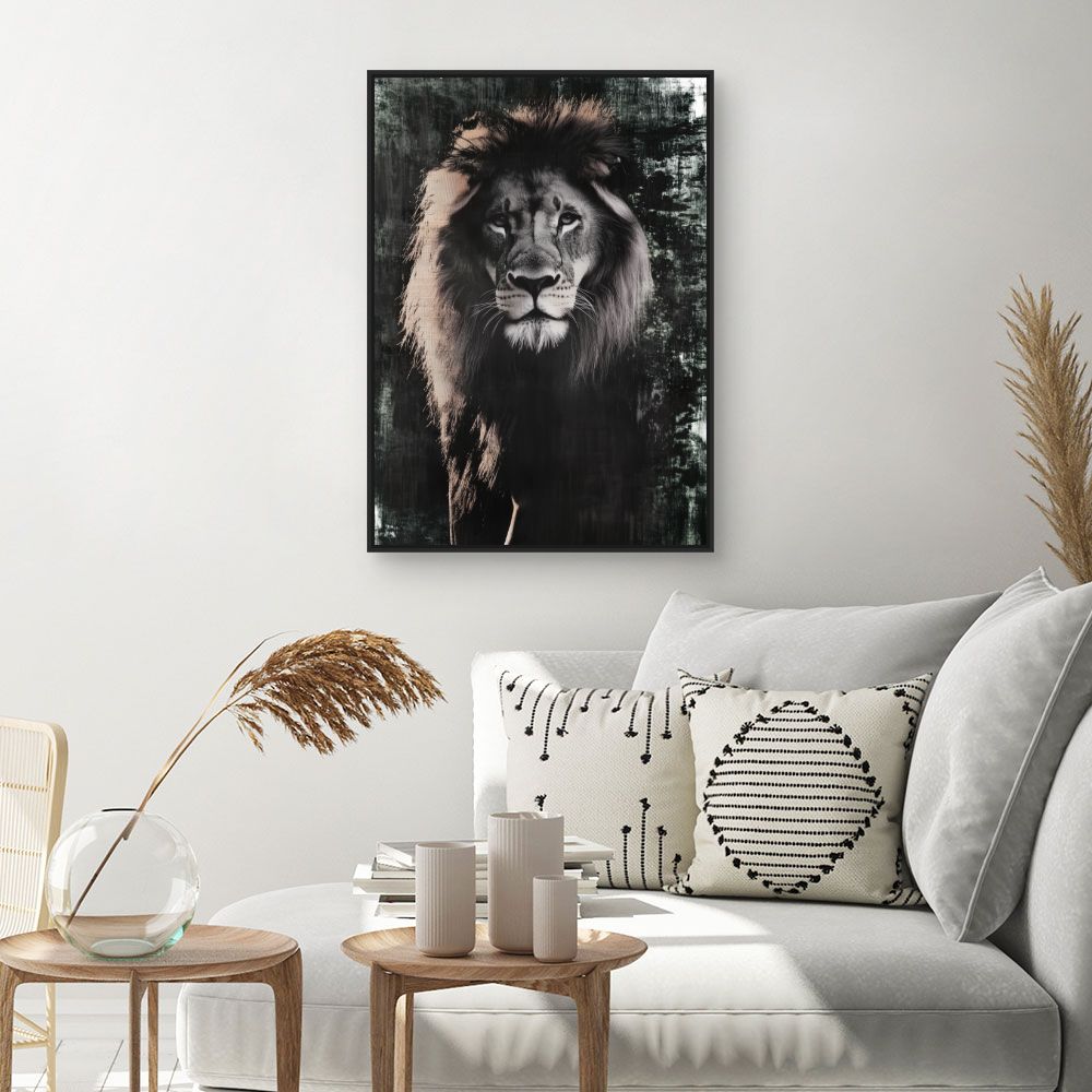 Tableau Lion majestueux