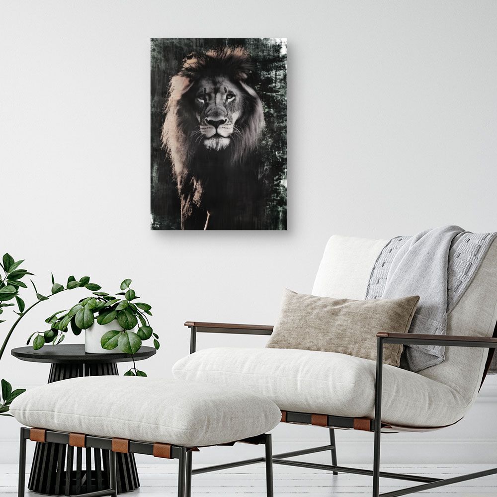 Tableau Lion majestueux