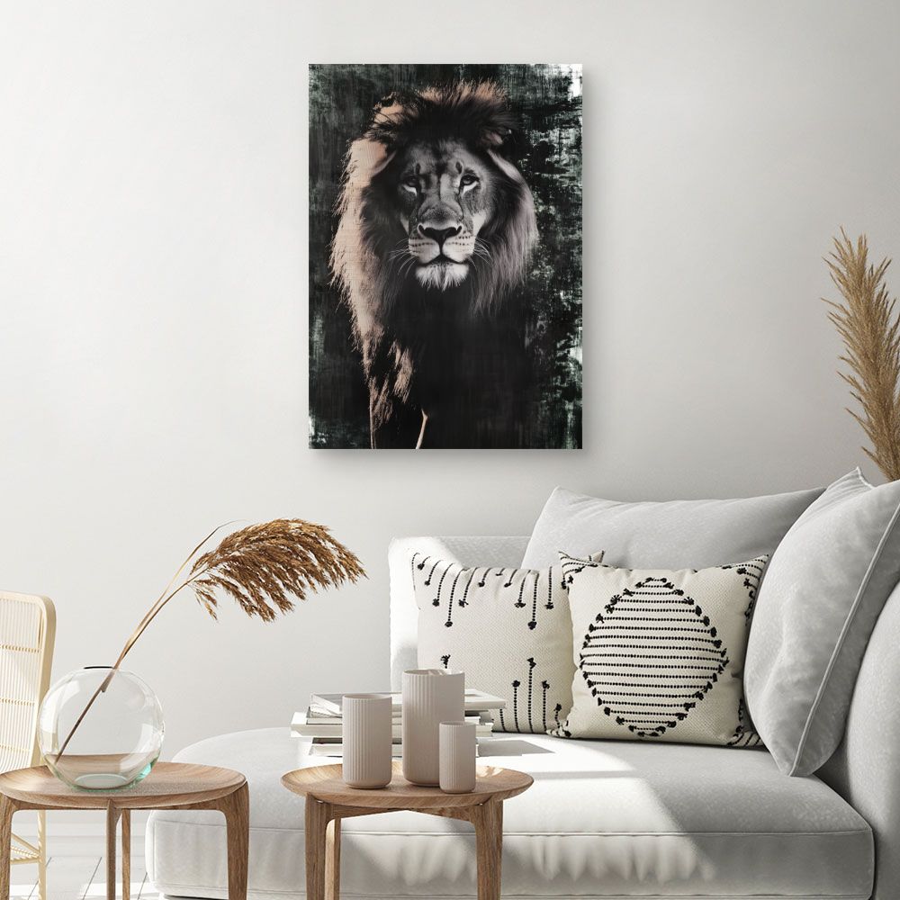 Tableau Lion majestueux