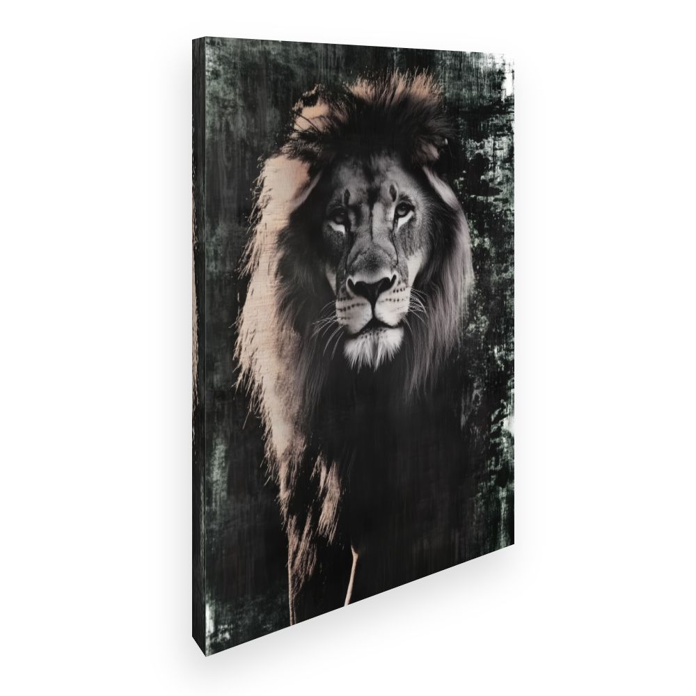 Toile Lion majestueux