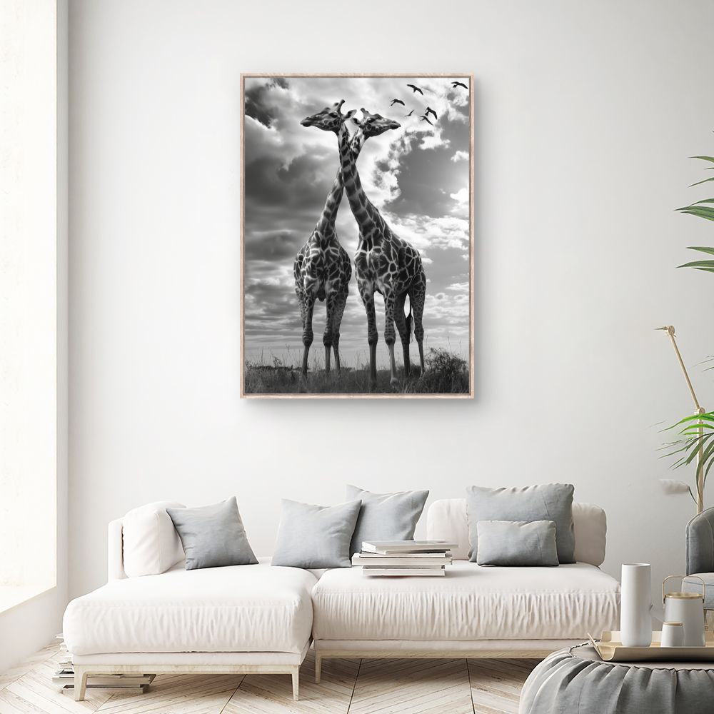 Tableau Girafes majestueuses