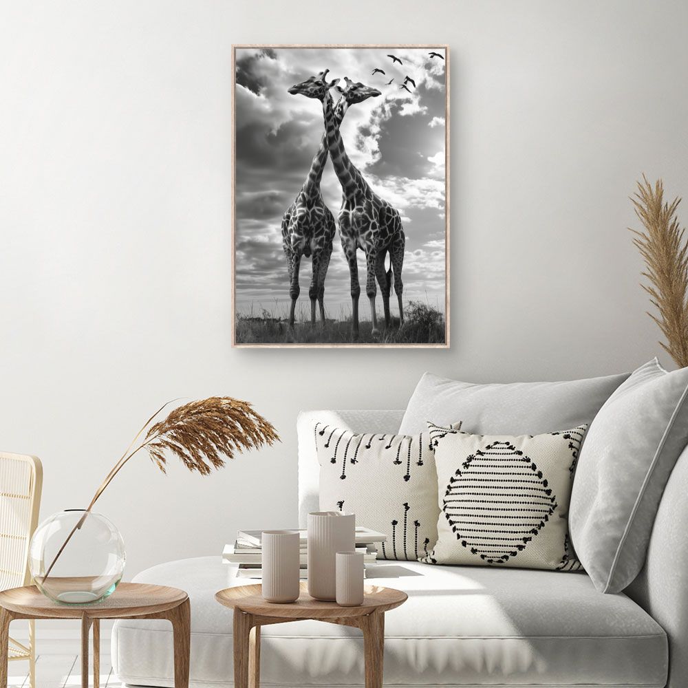 Tableau Girafes majestueuses
