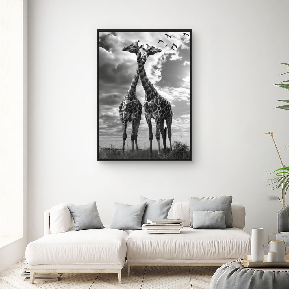Tableau Girafes majestueuses