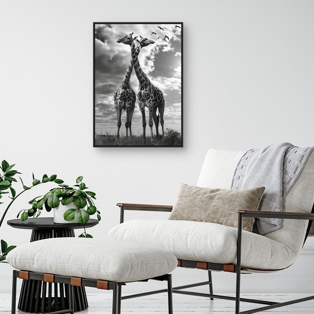 Tableau Girafes majestueuses