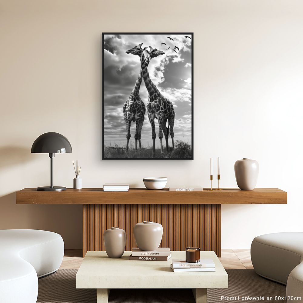 Tableau Girafes majestueuses