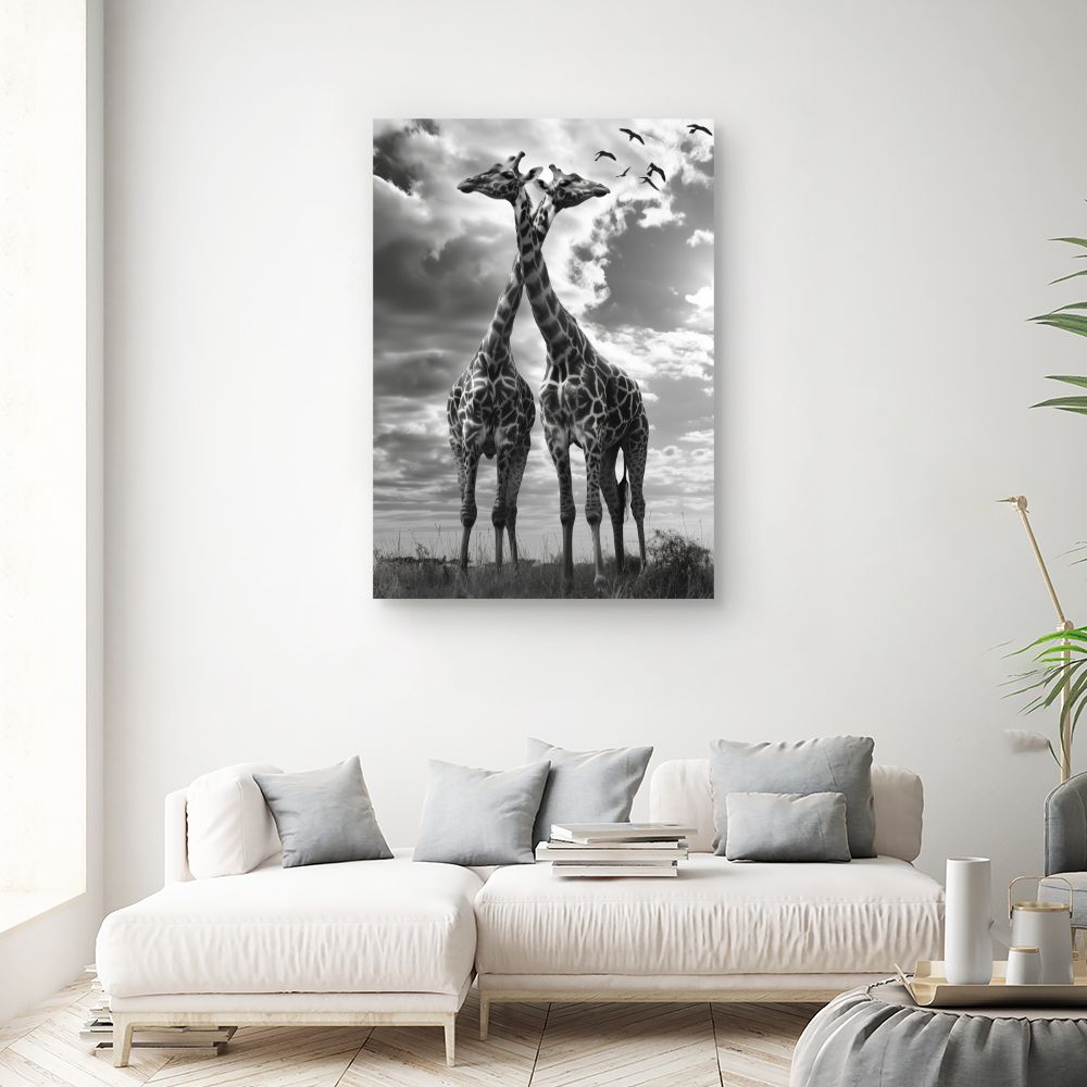 Tableau Girafes majestueuses