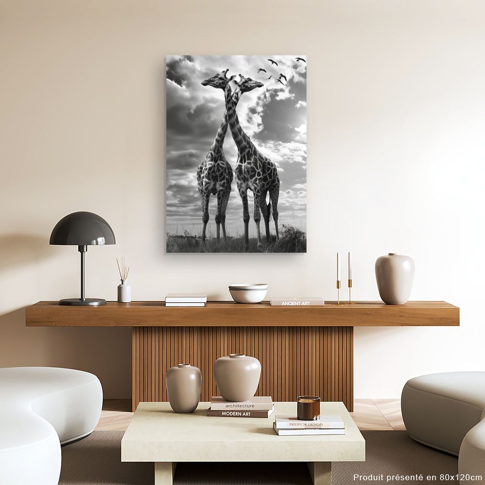 Tableau Girafes majestueuses