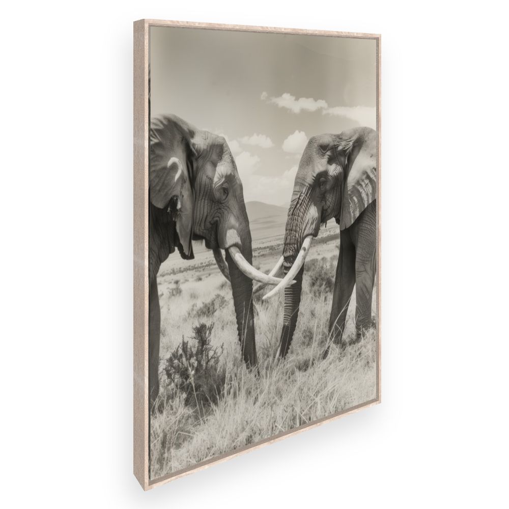 Toile Éléphants majestueux