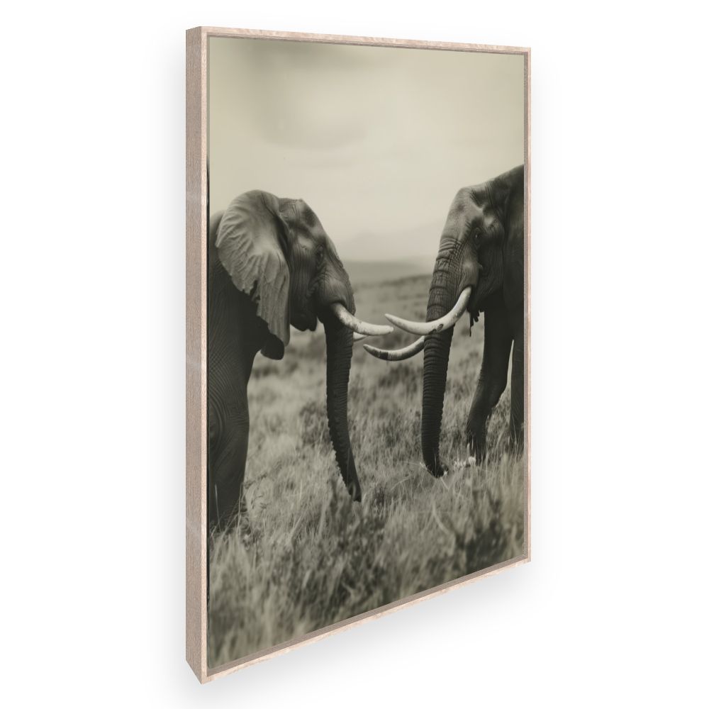 Toile Éléphants majestueux
