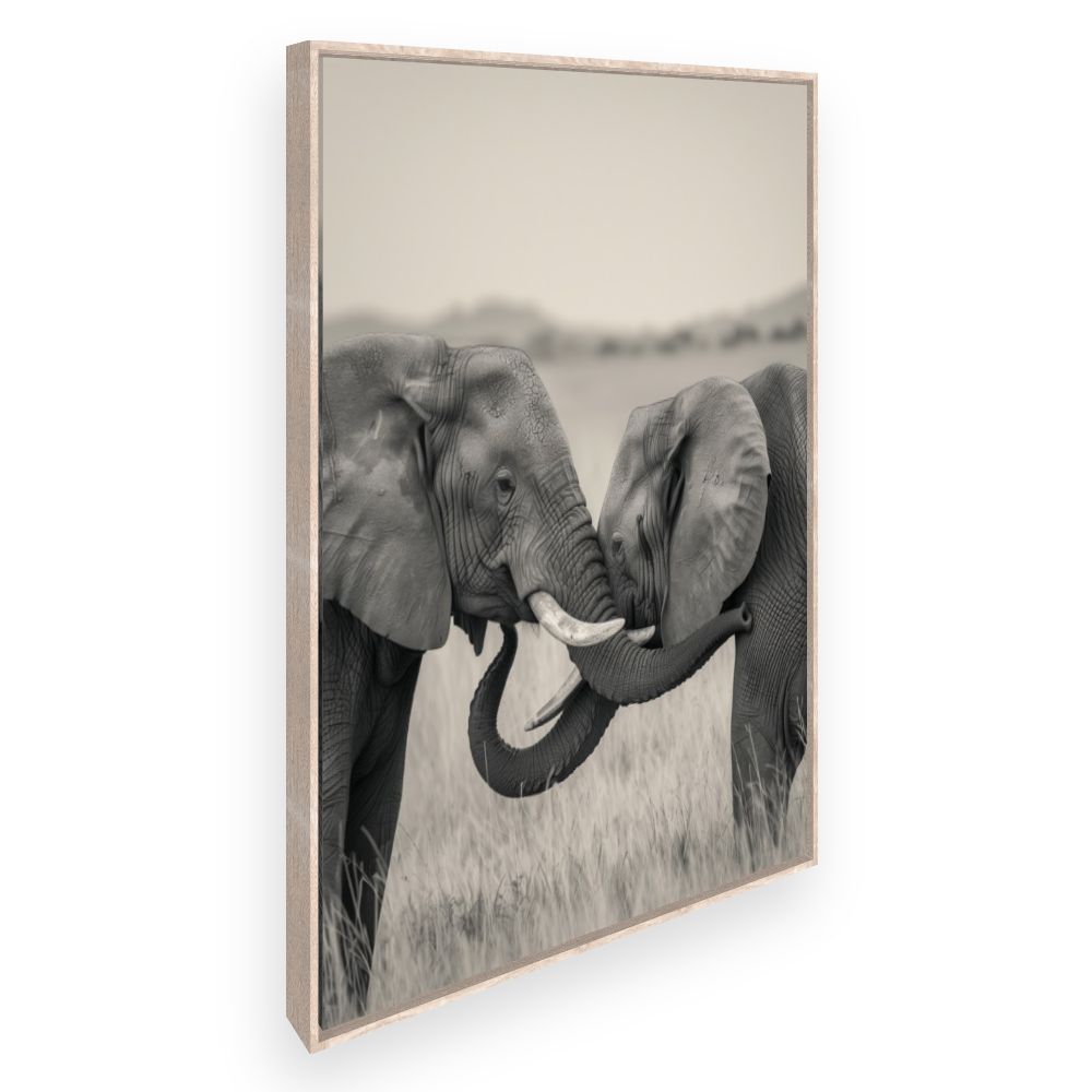 Toile Éléphants majestueux
