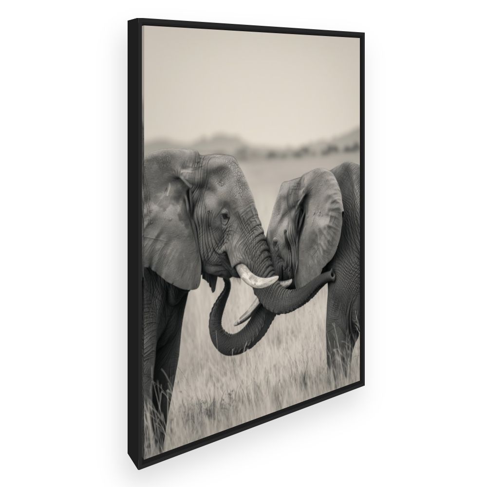 Toile Éléphants majestueux