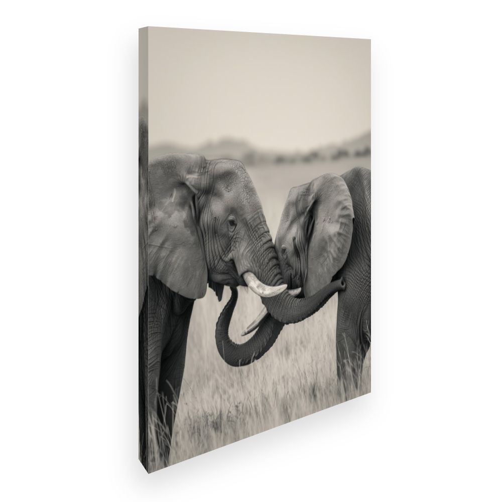 Toile Éléphants majestueux