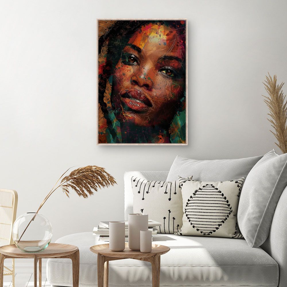 Tableau Portrait vibrant