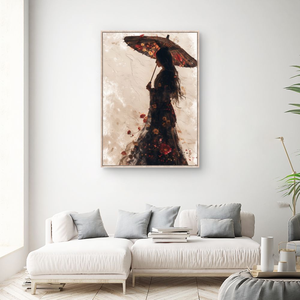 Tableau Ombrelle élégante