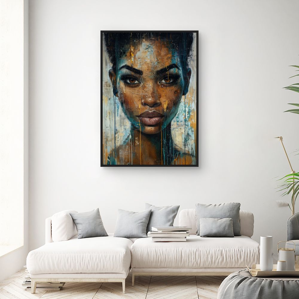 Tableau Portrait vibrant