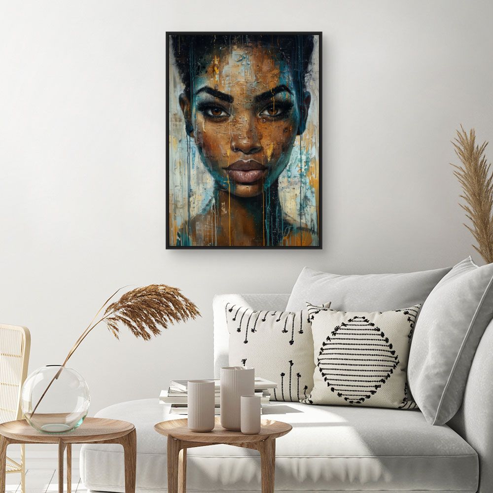 Tableau Portrait vibrant