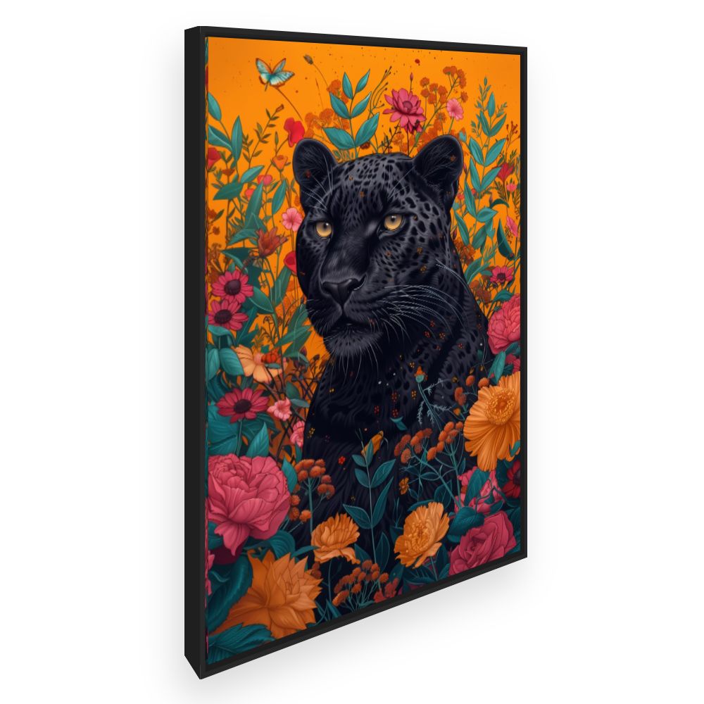 Toile Jaguar majestueux