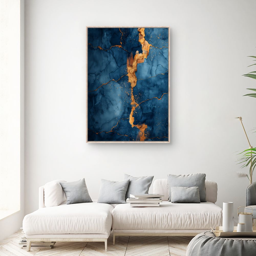 Tableau Veines dorées mystérieuses
