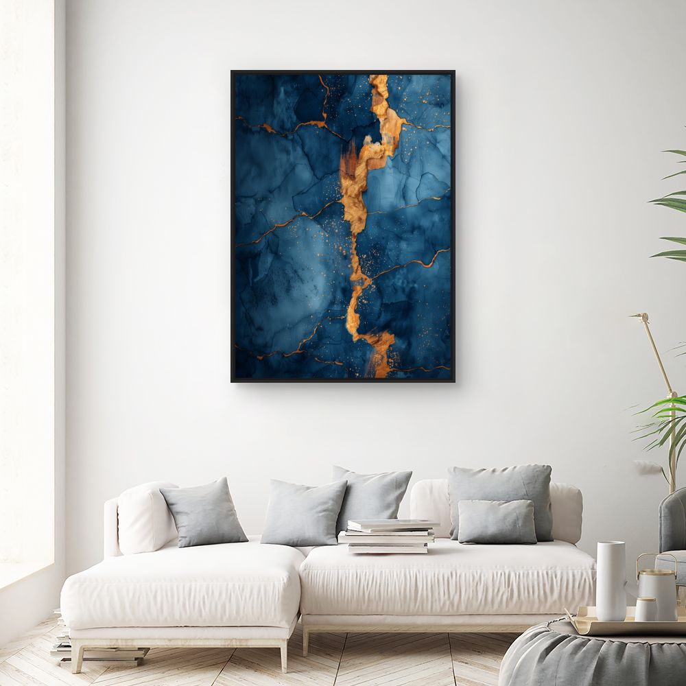 Tableau Veines dorées mystérieuses