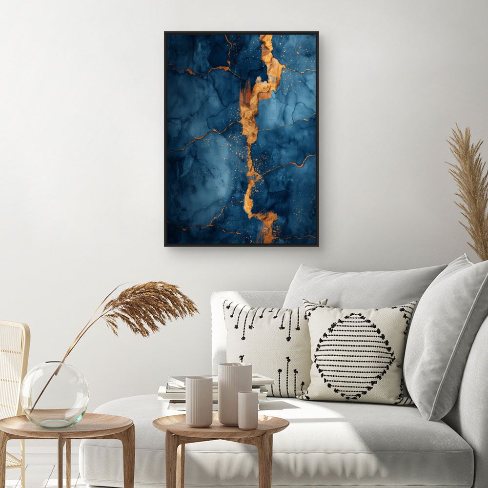 Tableau Veines dorées mystérieuses