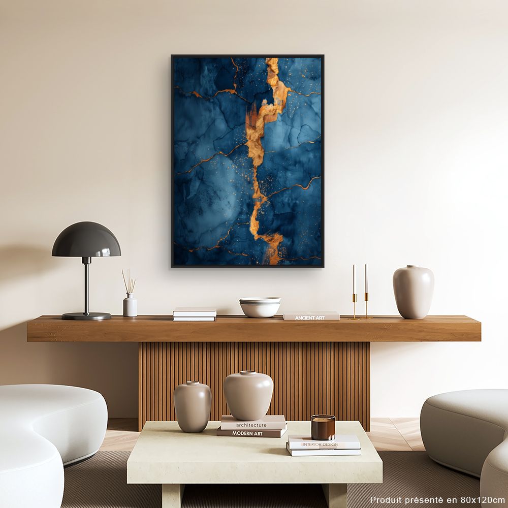 Tableau Veines dorées mystérieuses