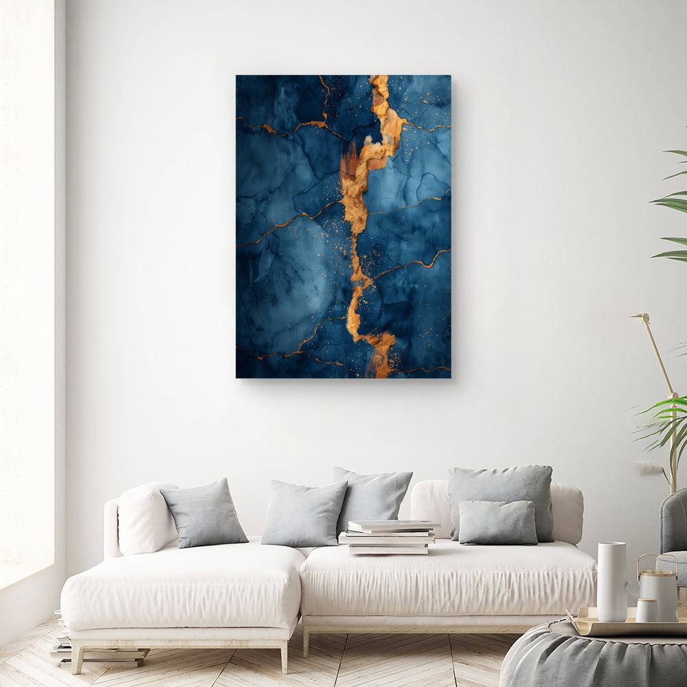 Tableau Veines dorées mystérieuses