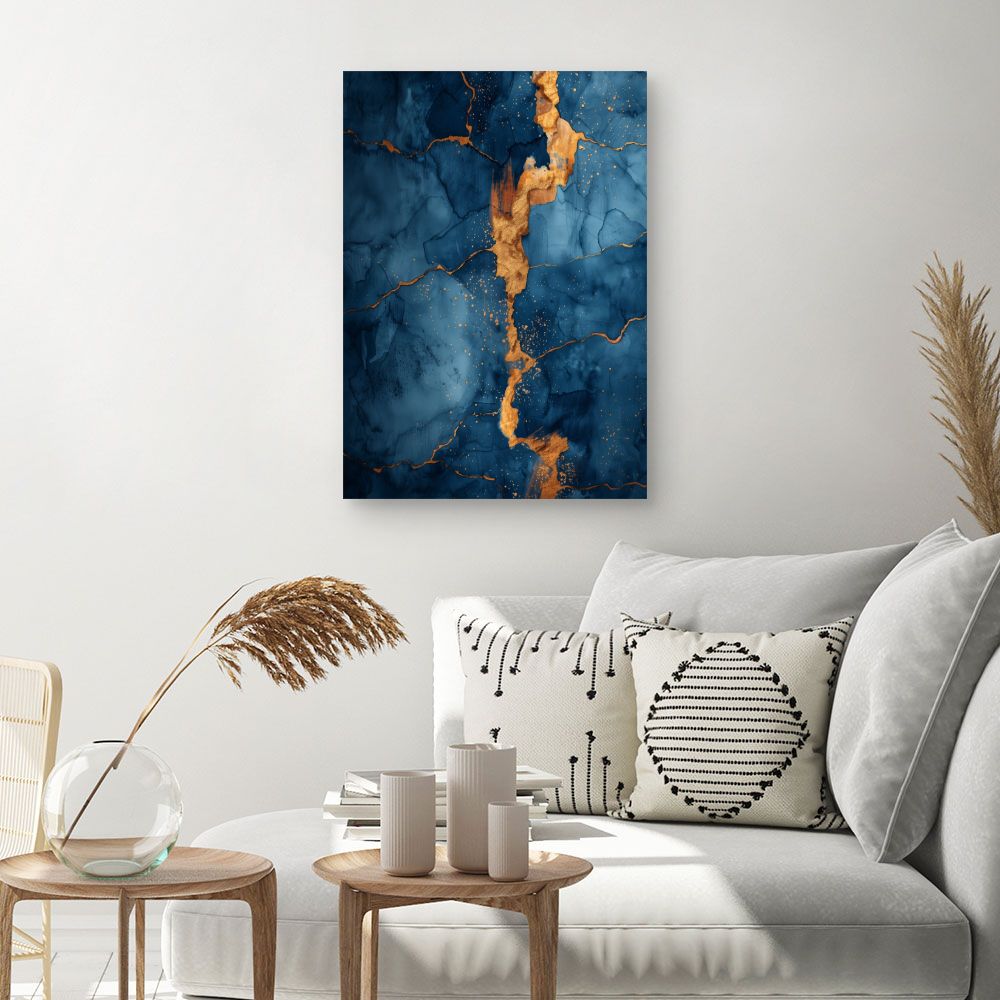 Tableau Veines dorées mystérieuses
